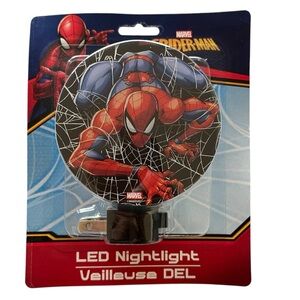 Spider-Man LED Nightlight Marvel Superhero Kids Room Decor